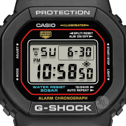 卡西歐 DW-5600RL-1DR - 錶底蓋
