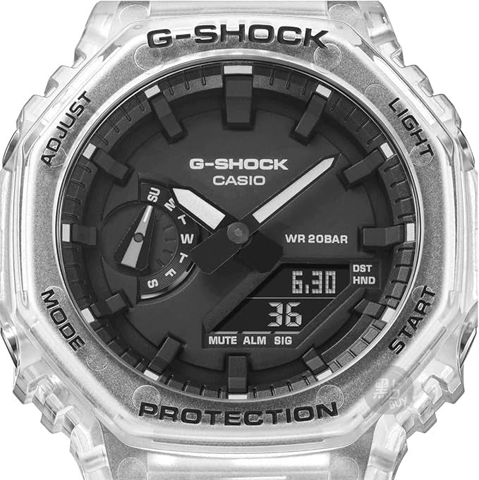 GA-2100SKE-7AER close up