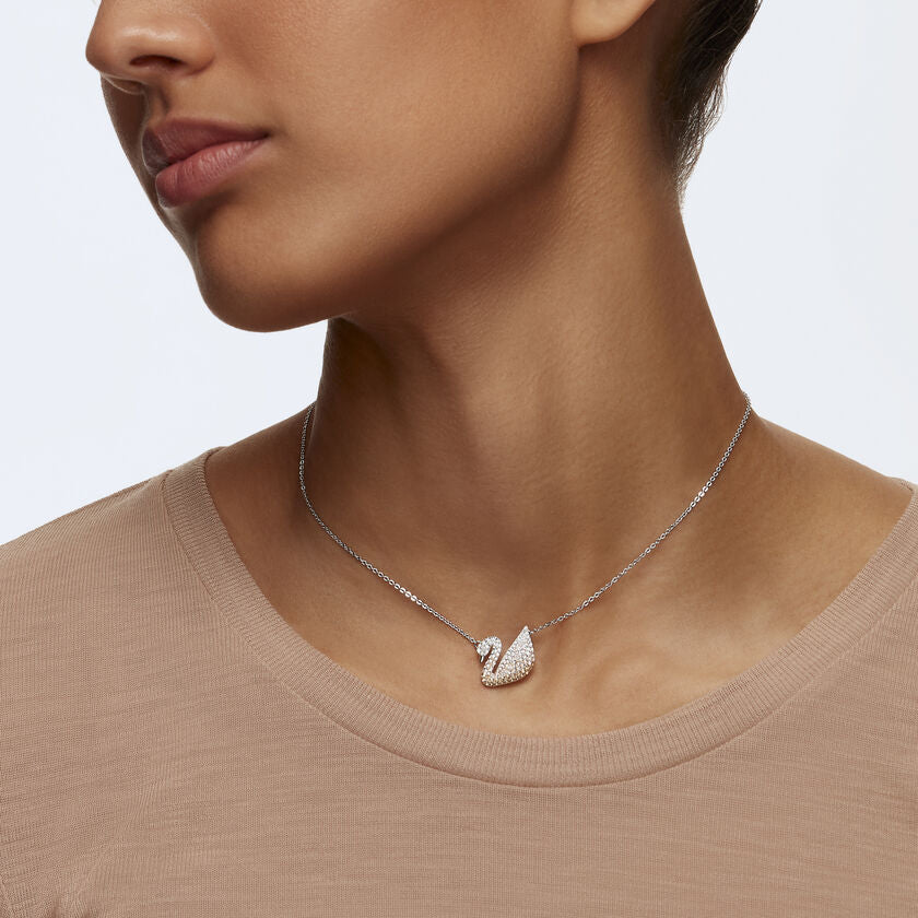 Iconic Swan Pendant neck