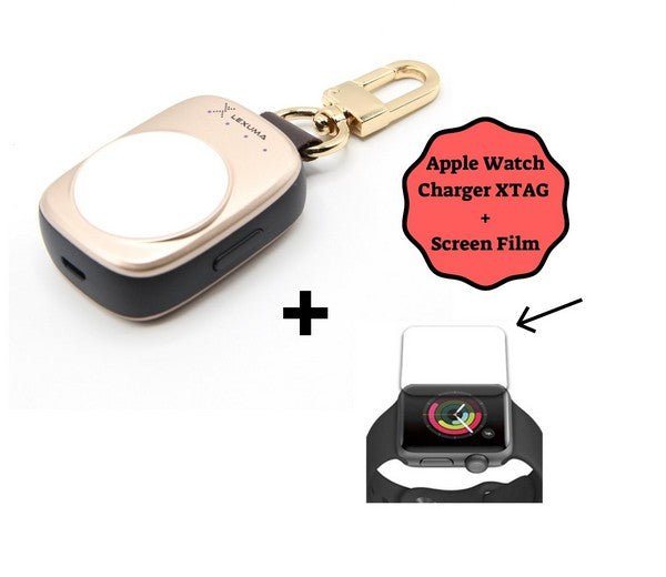 Lexuma XTAG Apple Watch Portable Charger Wireless Charging Travel Charger 辣數碼 dimbuyshop Apple watch series 4 screen protector anti scratch anti-fingerprint tempered glass screen protector film clear