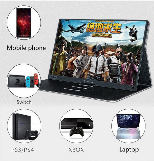 Lexuma XScreen - Portable Monitor 15.6 Touch 1920x1080 XScreen IPS Ultra Slim Type-C HDMI 1080P Full HD USB Powered Lexuma XScreen - 15.6寸IPS超薄便攜觸控螢幕compatible