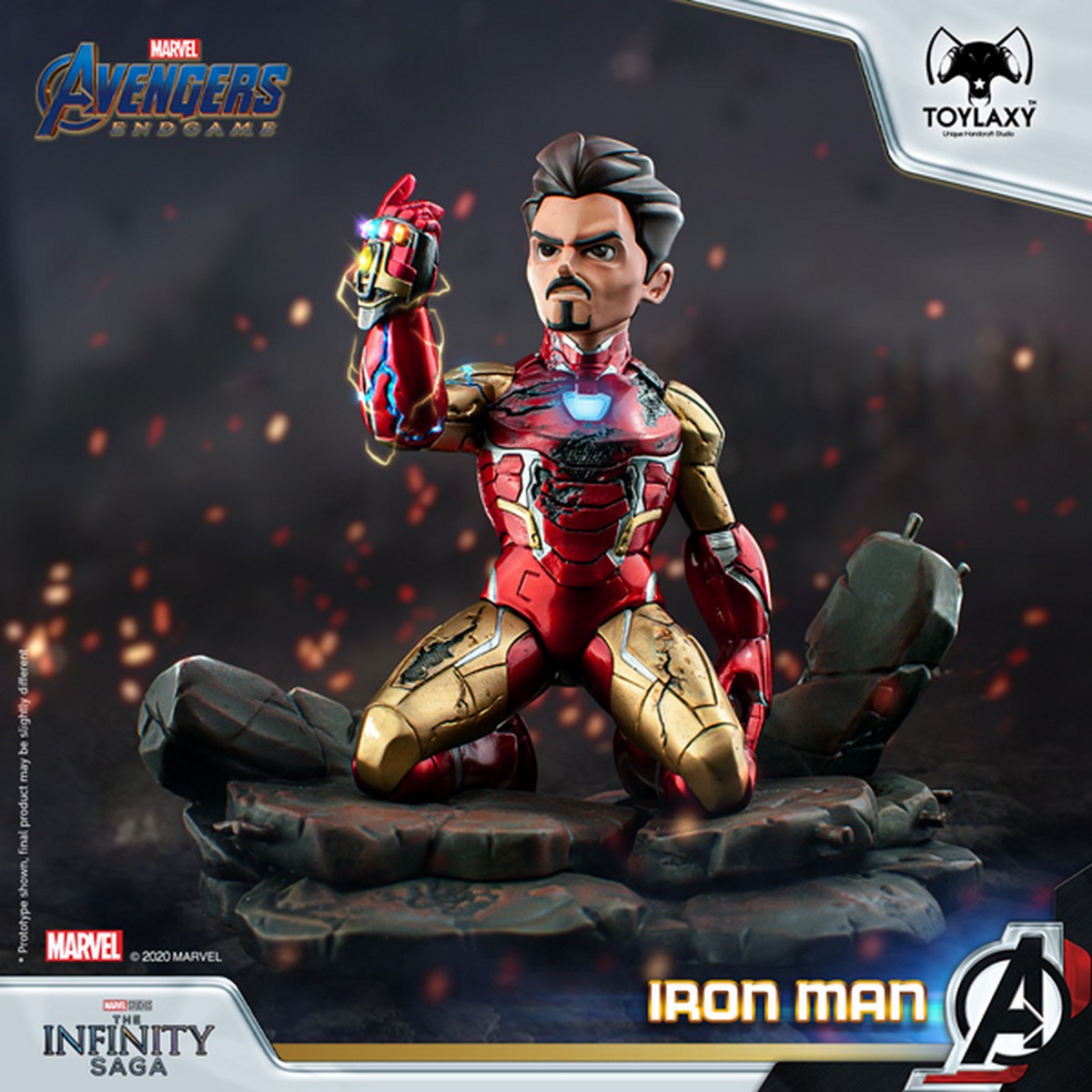 漫威復仇者聯盟:鐵甲奇俠正版模型手辦人偶玩具 Marvel's Avengers: Iron Man figure toy  square