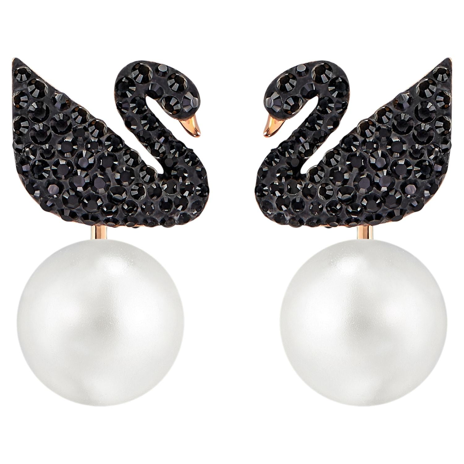 SWAROVSKI Swarovski Iconic Swan Pierced Earring Jackets #5193949
