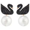 SWAROVSKI Swarovski Iconic Swan Pierced Earring Jackets #5193949
