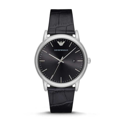 ARMANIBlackandSilverWatchAR2500