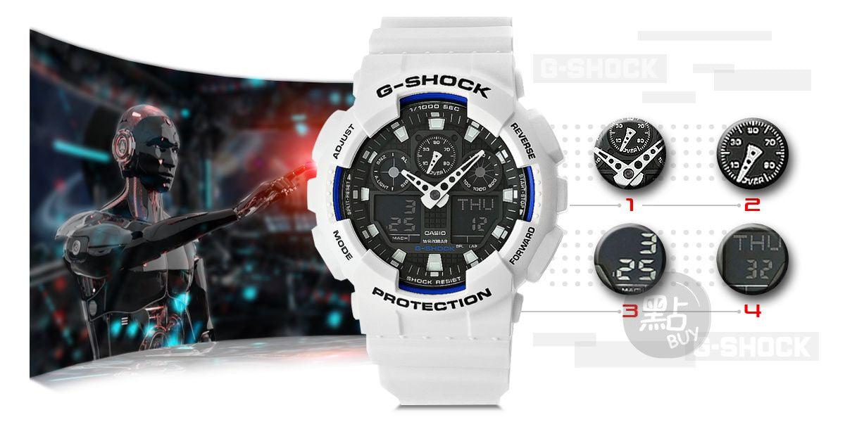 GA-100B-7AER style