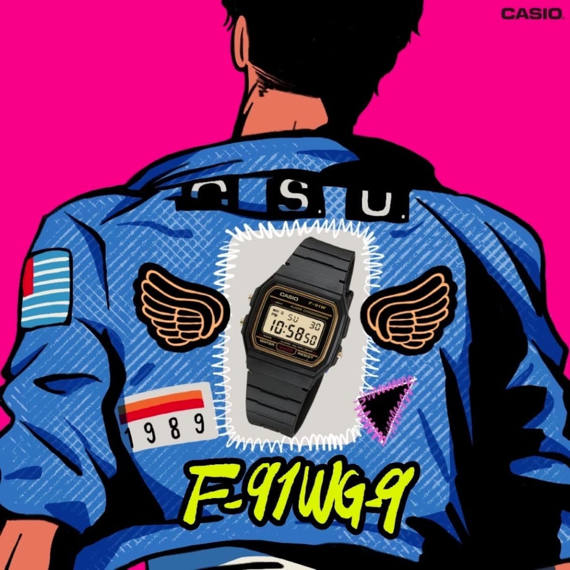 卡西歐 F-91WG-9QDF - 其他角度