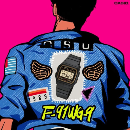 卡西歐 F-91WG-9QDF - 其他角度