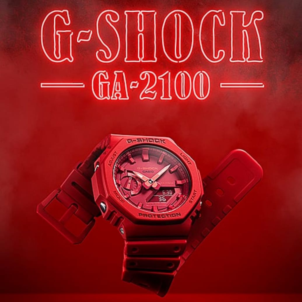 卡西歐 GA-2100-4ACR - 細節照