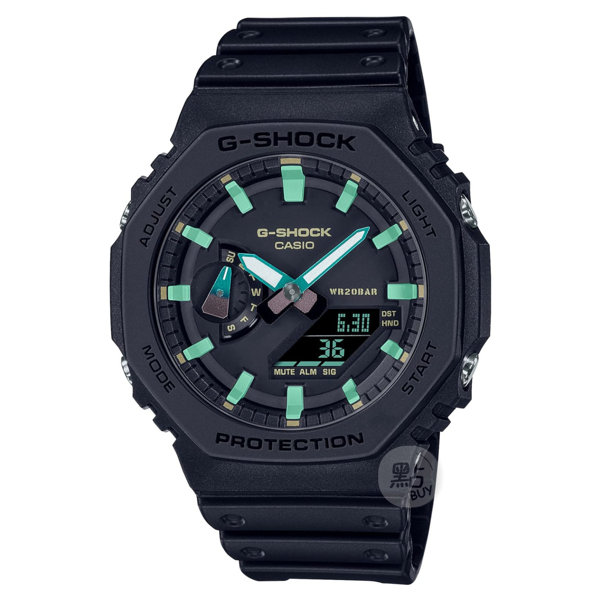 卡西歐 GA-2100RC-1ADR - 錶底蓋