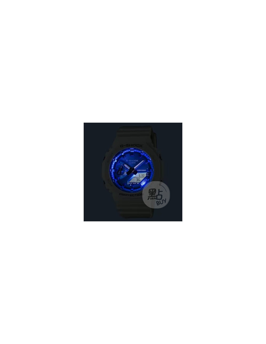 GA-2100WS-7AER night mode