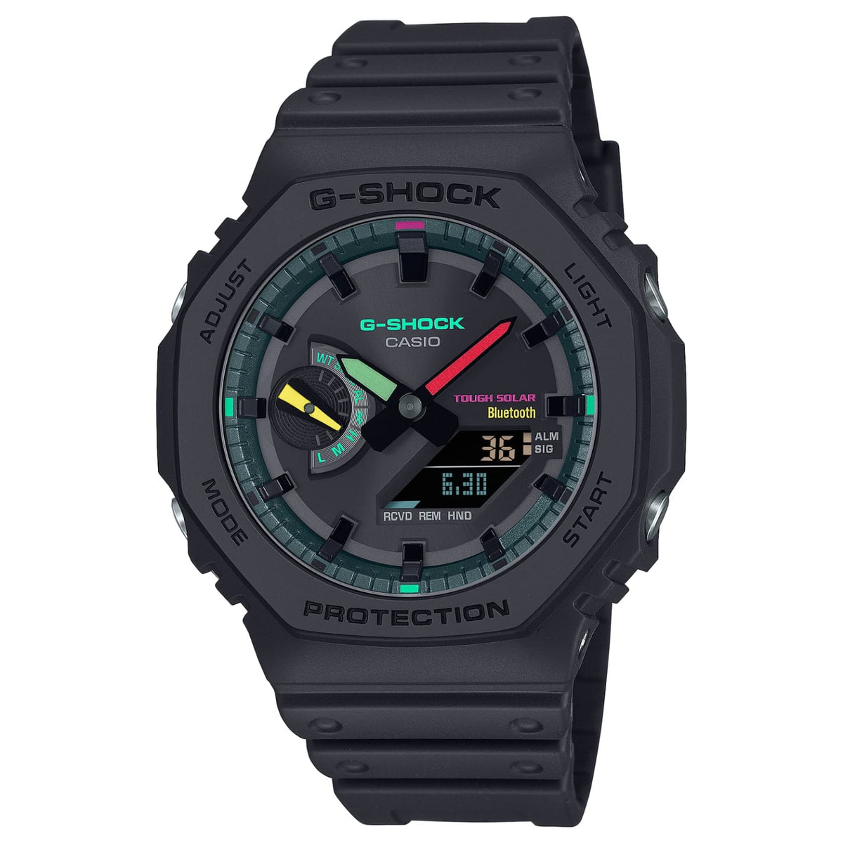 Casio G-SHOCK GA-B2100MF-1A 藍牙太陽能多色點綴碳核心防護手錶 GA-B2100MF-1ADR - main product photo