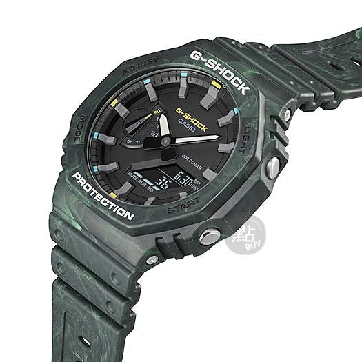 GA-2100FR-3AER side view close up