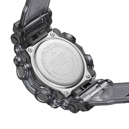 CASIO GA-900SKE-8AJR G-Shock 200M 防水 防震 - 不鏽鋼錶背細節