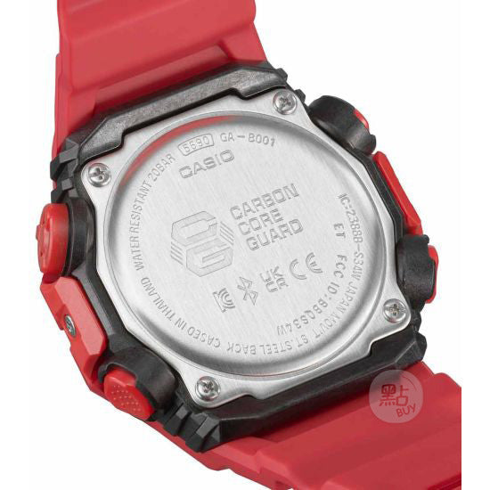 GA-100B-4AER back close up details