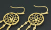 APM AE10785OXY dream catcher earing close up