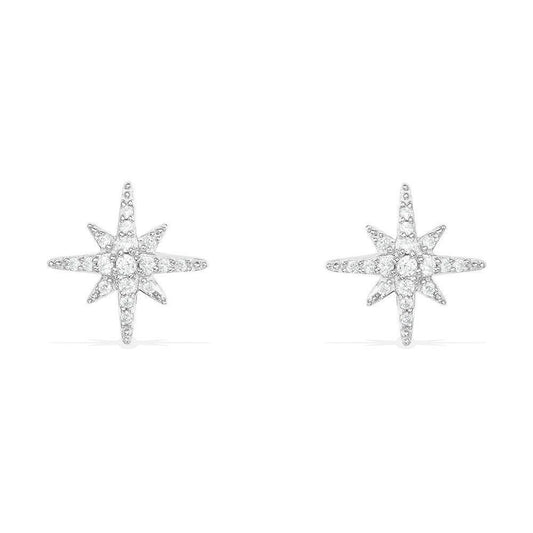APM Météorites Stud Earrings - Silver #AE8419OX