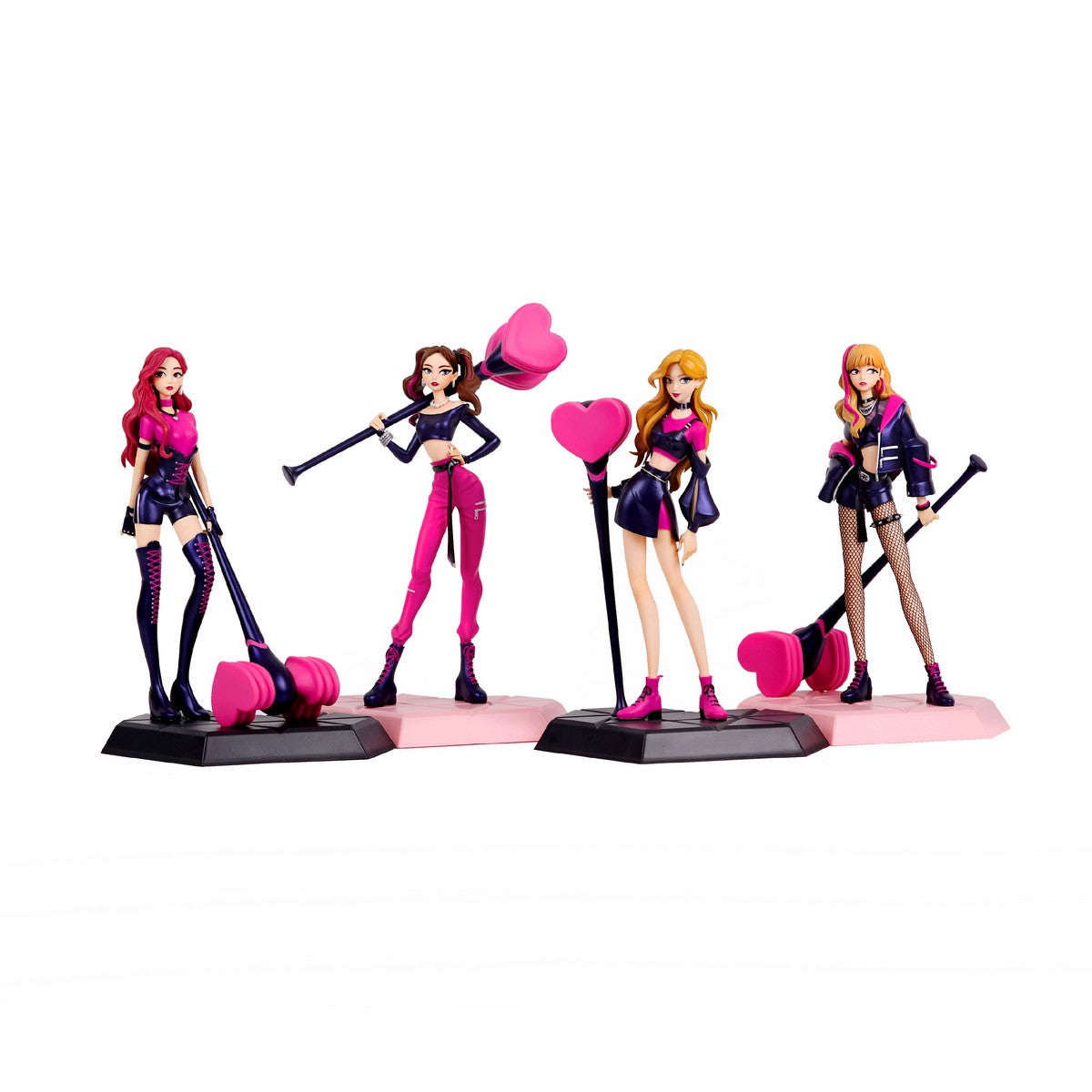 Blackpink collectible figures front view