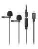 點Buy BOYA 博雅 BY-M2 BY-M2D Clip-on Lavalier Microphone for iOS devices iPhone iPad lightning port vlogs presentations recording interview recording audio shooting video overview 電話收音mic 雙頭收音咪 電話外置咪 外置麥克風 雙頭收音咪 