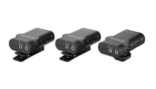 Dimbuyshop 點Buy BOYA 博雅 麥克風 音頻產品 無線麥克風 領夾式麥克風 兼容性高 智能手機外置麥克風 兼容單反相機 兼容電腦 BY-WM4 Pro Dual-Channel Digital Wireless Microphone for camera smartphone filming hands free mic overview 連接端口