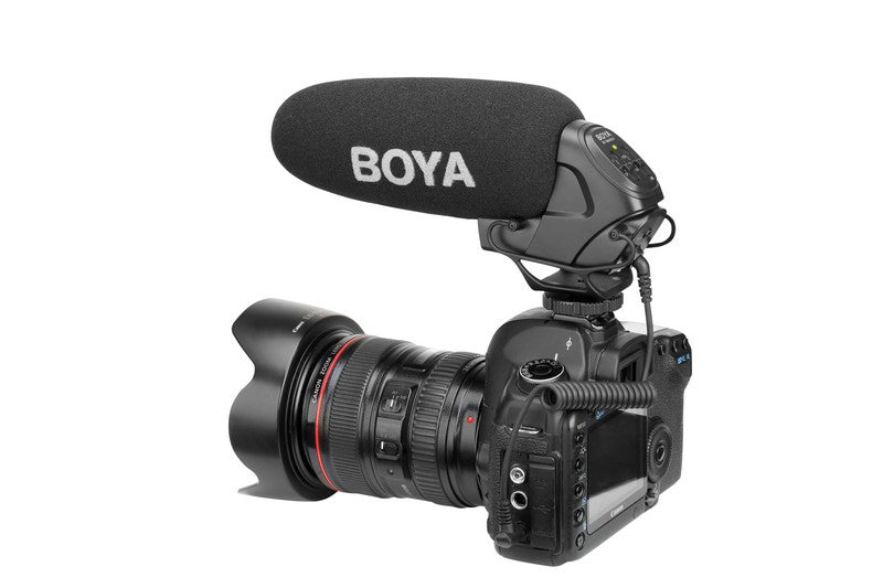 點Buy 博雅 BOYA On-Camera Shotgun Microphone application filming YouTube video sound recording professional 專業相機頂麥克風 專業拍攝 相機安裝