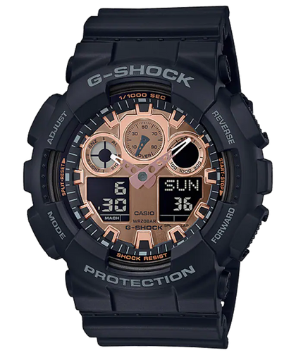 CASIO Analog-Digital Brown Dial Men's Watch #GA-100MMC-1ADR