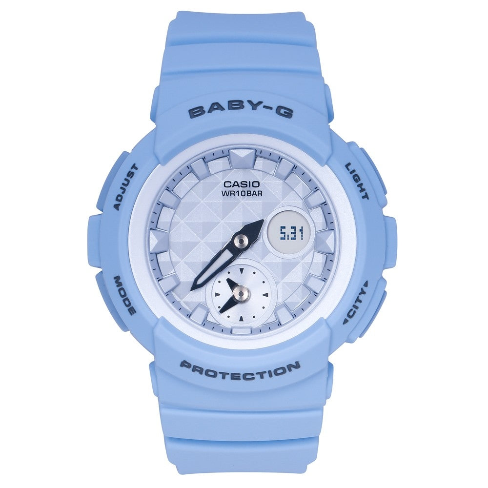 CASIO BABY-G Analog-Digital Blue Dial Women's Watch #BGA-190BE-2ADR