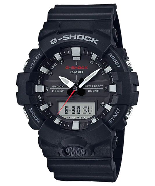 CASIO G-SHOCK Analog-Digital Black Dial Men's Watch #GA-800-1ADR