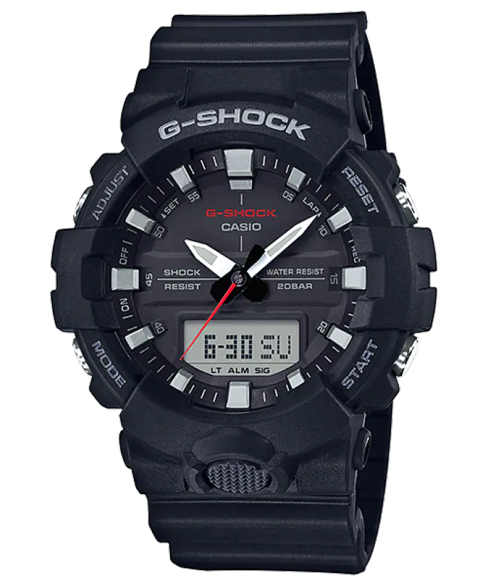 CASIO G-SHOCK Analog-Digital Black Dial Men's Watch #GA-800-1ADR