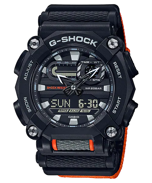 CASIO G-SHOCK Analog-Digital Black Dial Men's Watch #GA-900C-1A4DR