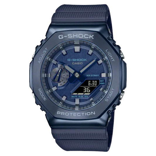 CASIO G-SHOCK Analog-Digital Blue Dial Men's Watch #GM-2100N-2ADR