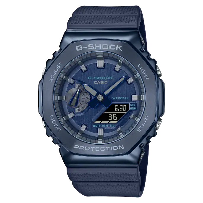 CASIO G-SHOCK Analog-Digital Blue Dial Men's Watch #GM-2100N-2ADR