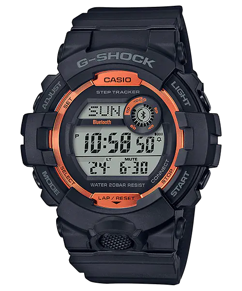 CASIO G-SHOCK Men's Black Dial Risen Band Digital Watch #GBD-800SF-1DR