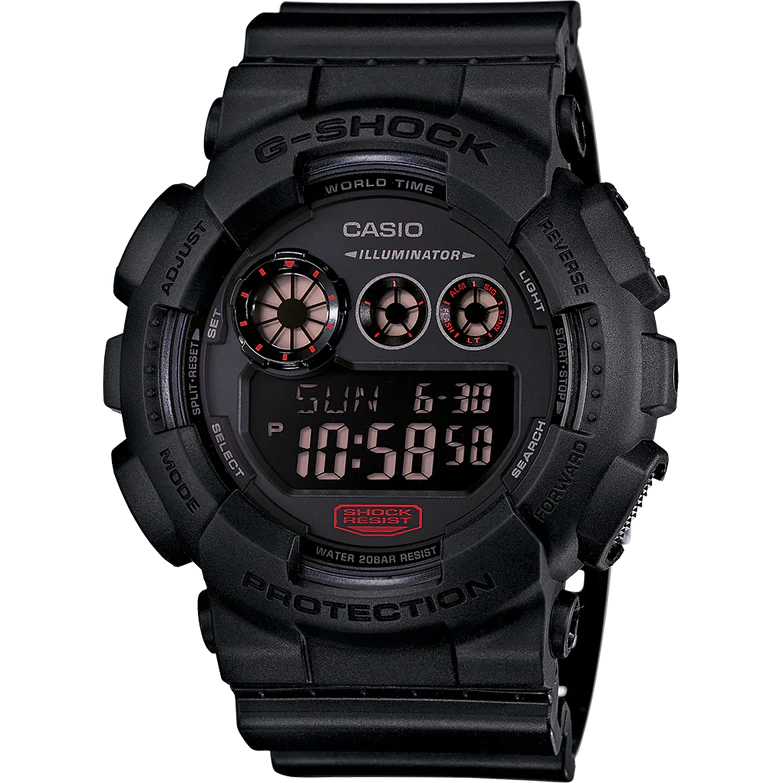 CASIO G-Shock Watch with Stainless-Steel Strap #GD-120MB-1CR