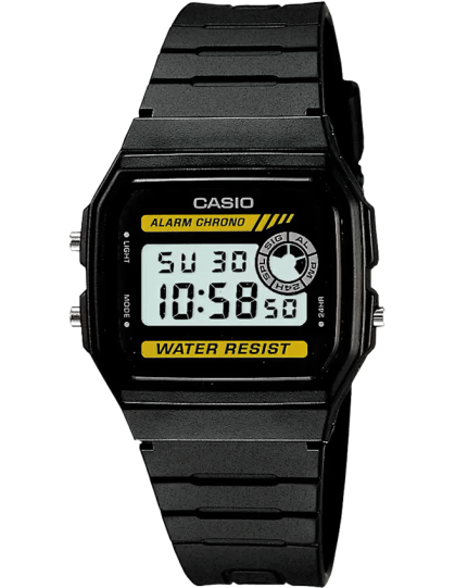 CASIO Men's Digital Multi-Function Black Rubber Watch #F-94WA-9DG