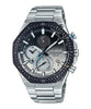 CASIO Men's Edifice Scuderia Alpha Tauri Quartz Watch with Stainless Steel Strap, Silver #EQB-1100AT-2AER