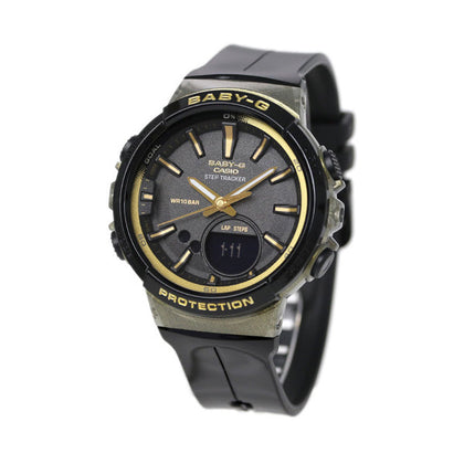 CASIO Women's Baby-G Black Polyurethane Japanese Quartz Sport Watch #BGS-100GS-1ADR