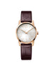 NEW Calvin Klein City Leather Ladies Watches - White K2G23620 全新 Calvin Klein City 皮革女士手錶 - 棕色 K2G23620