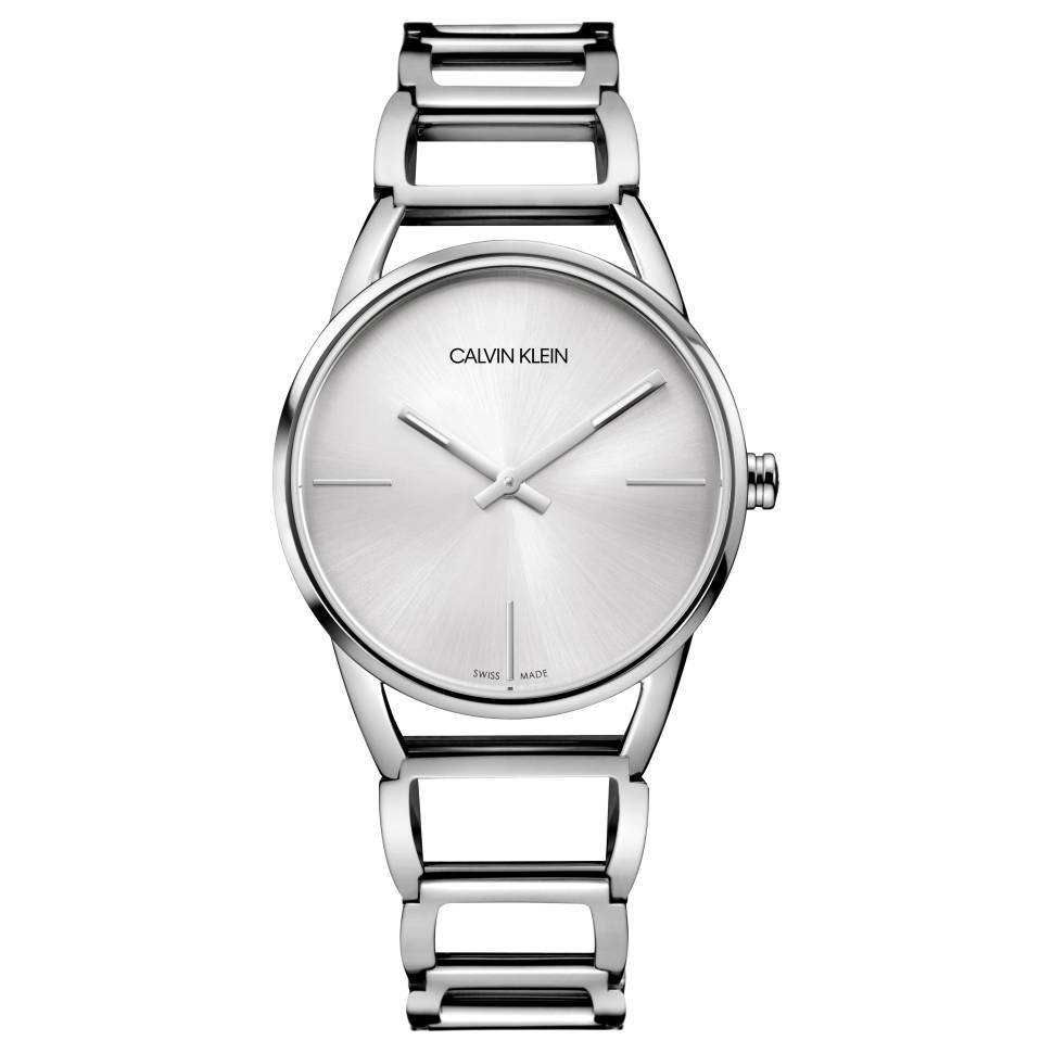NEW Calvin Klein Stately Steel Ladies Watches - Silver K3G23126 全新 Calvin Klein Stately鋼製女士手錶 - 銀色 K3G23126