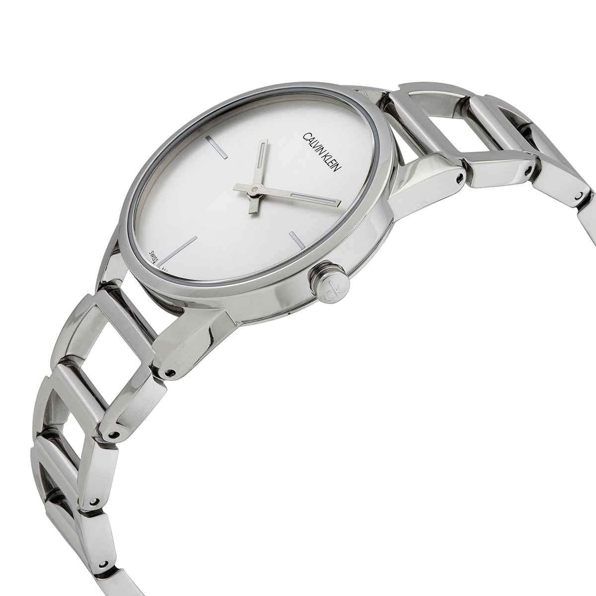 NEW Calvin Klein Stately Steel Ladies Watches - Silver K3G23126 全新 Calvin Klein Stately鋼製女士手錶 - 銀色 K3G23126