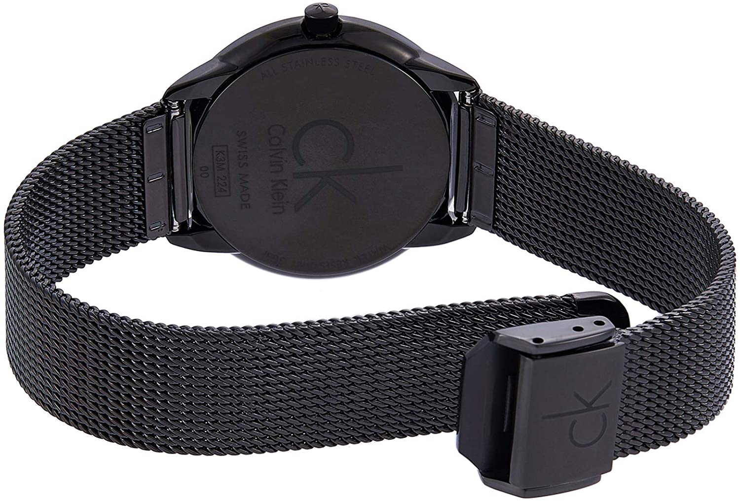 NEW Calvin Klein Minimal PVD Unisex Watches - Black K3M22421 全新 Calvin Klein Minimal PVD 男女通用手錶 - 黑色 K3M22421