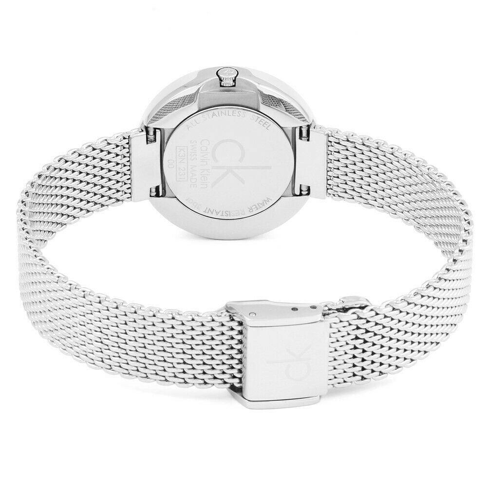NEW Calvin Klein Firm PVD Ladies Watches - Silver K3N23126 全新 Calvin Klein Firm系列PVD 女士手錶 - 銀色 K3N23126