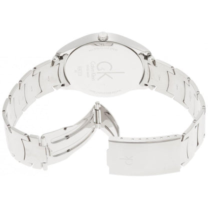 NEW Calvin Klein Classic Fabric Strap Mens Watches - Silver K4D2114Z 全新 Calvin Klein Classic 男士手錶 - 銀色 K4D2114Z