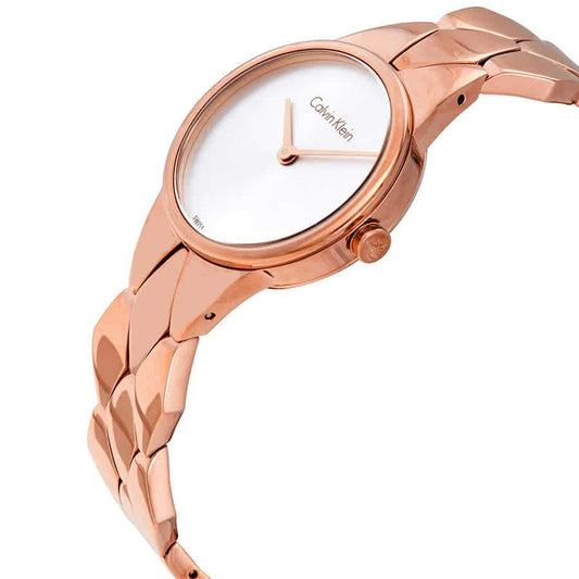 NEW Calvin Klein Snake Steel Ladies Watches - Rose K6E23646 全新 Calvin Klein 蛇形鋼女士手錶 - 玫瑰色 K6E23646