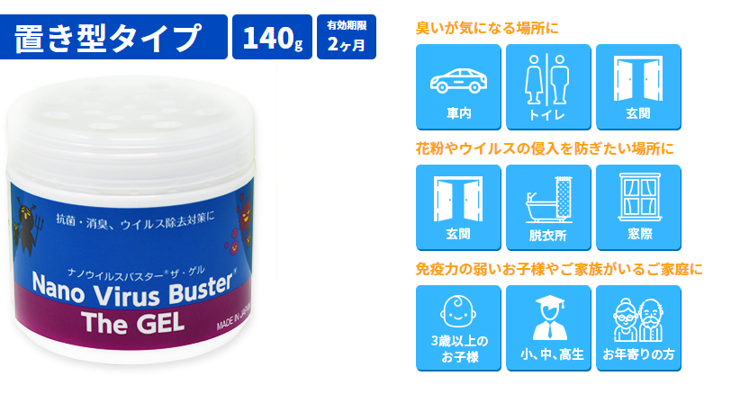 Nano Virus Buster 日本製造 防流感抗菌盒子 抗菌 防鼻敏感 Made in Japan 流動防護罩 便攜式 長效抗菌 減低細菌感染 用處