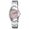 CASIO Silver Pink Watch #LTP-1241D-4ADF