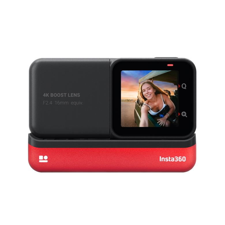 Insta360 ONE RS Interchangeable Lens Action Camera - 4K - back