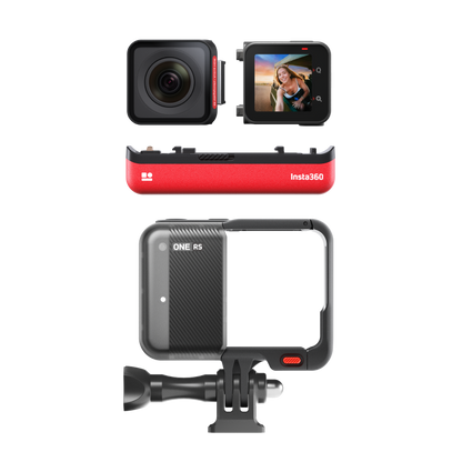 Insta360 ONE RS Interchangeable Lens Action Camera - 4K - package