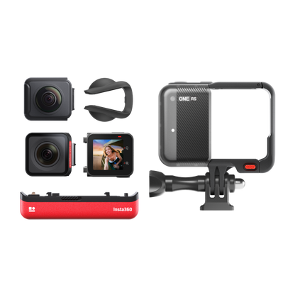Insta360 ONE RS Interchangeable Lens Action Camera - twin edition - package