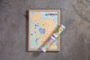 Korean travel scraping map KOREA Scratch map